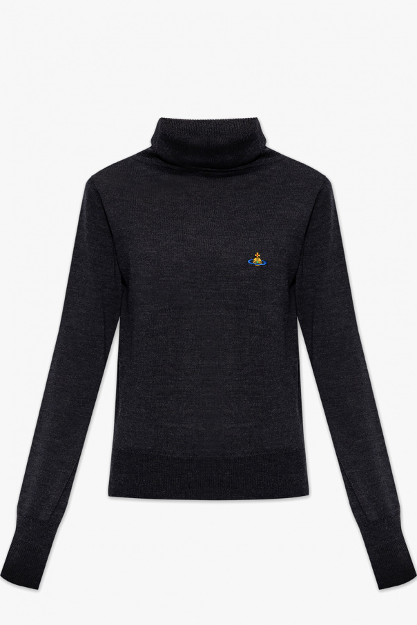 Vivienne Westwood ‘Giulia’ turtleneck Logo sweater with logo