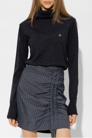 Vivienne Westwood ‘Giulia’ turtleneck sweater Girls with logo