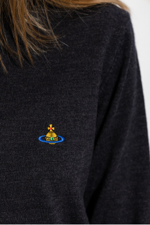 Vivienne Westwood ‘Giulia’ turtleneck Logo sweater with logo