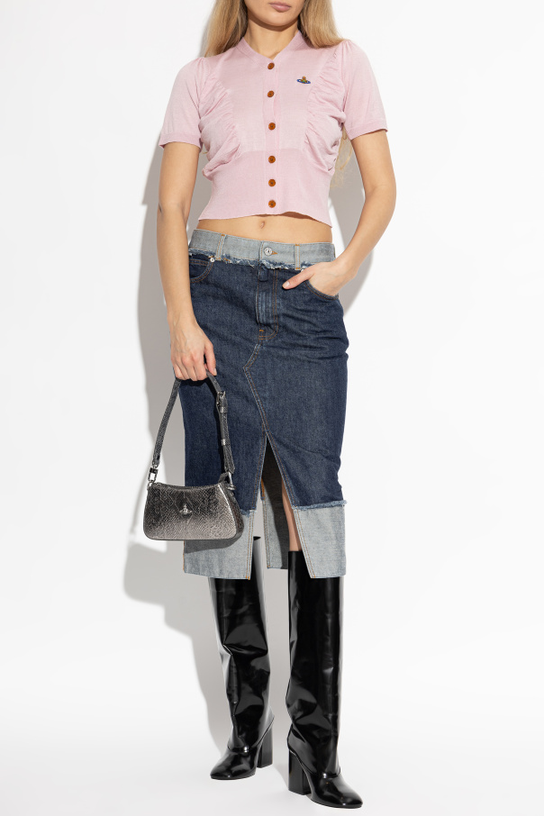 Vivienne Westwood Wełniany kardigan z krótkim rękawem