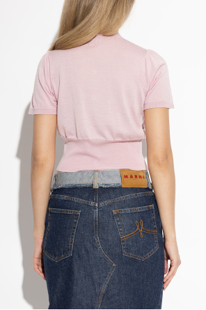 Vivienne Westwood Wełniany kardigan z krótkim rękawem