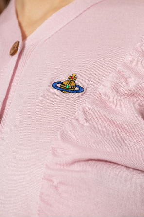 Vivienne Westwood Wełniany kardigan z krótkim rękawem