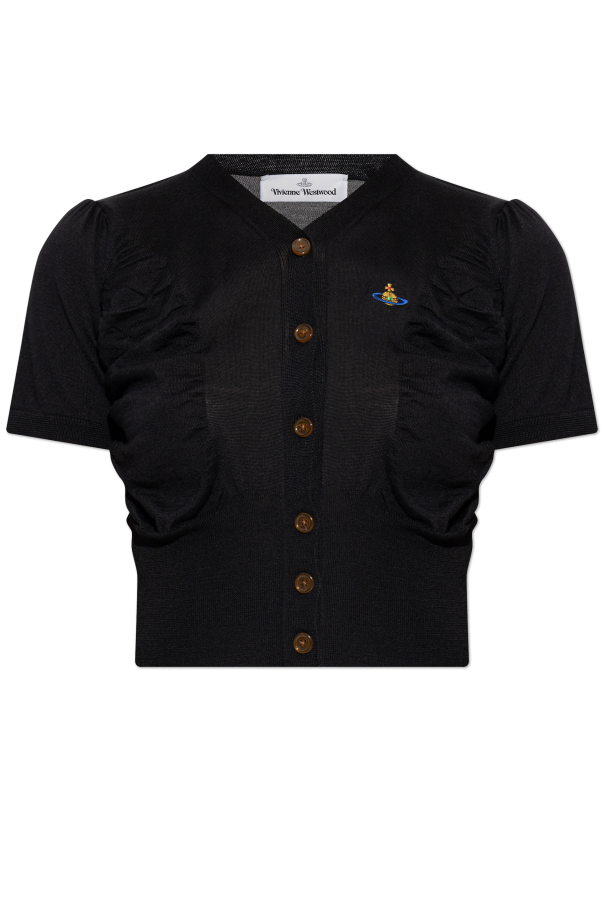 Vivienne Westwood Wełniany kardigan z krótkim rękawem