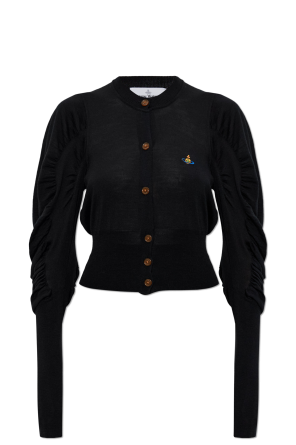 Kardigan z szerokimi rękawami