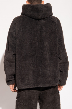 Fear Of God Essentials MSGM cropped logo-patch hoodie