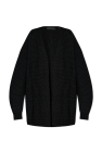 Fear Of God Essentials BLACK Ribbed Cardigan