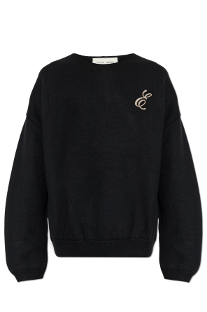 Suéter con logo bordado