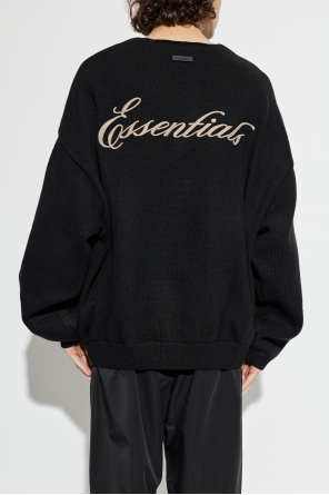 Fear Of God Essentials Sweater with embroidered logo