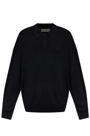 Polo de lana de manga larga