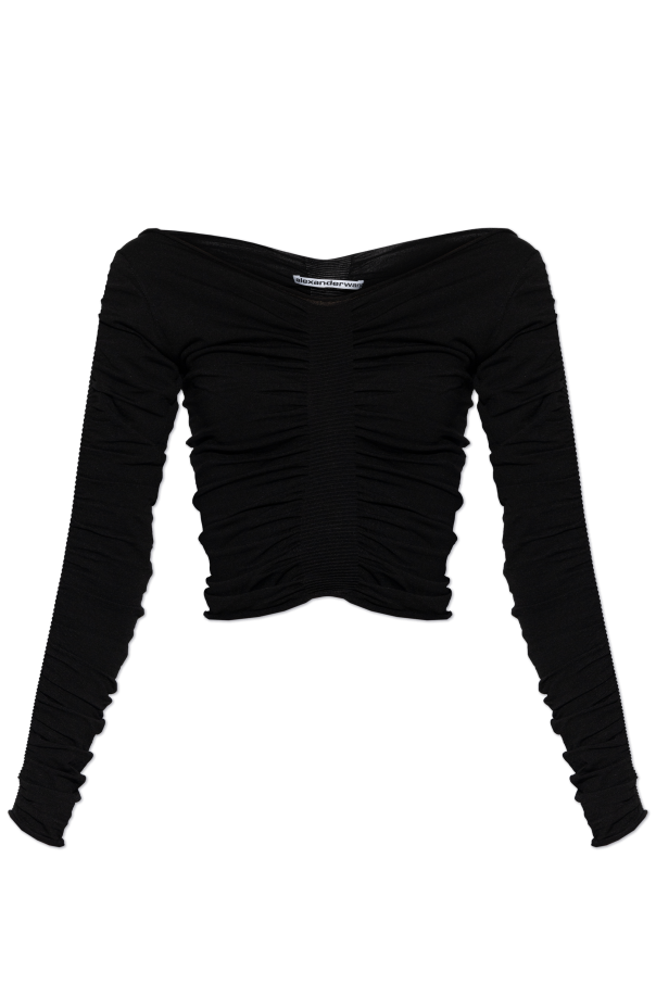 Alexander Wang Top con drapeados