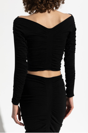 Alexander Wang Top con drapeados