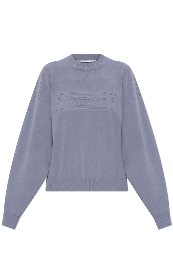 Sweater with embossed logo od Alexander Wang
