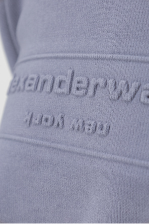 Alexander Wang Suéter con logo en relieve