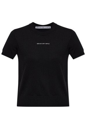 Top with a shimmering logo