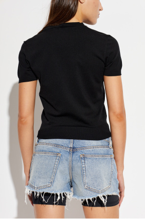 Alexander Wang Top with a shimmering logo
