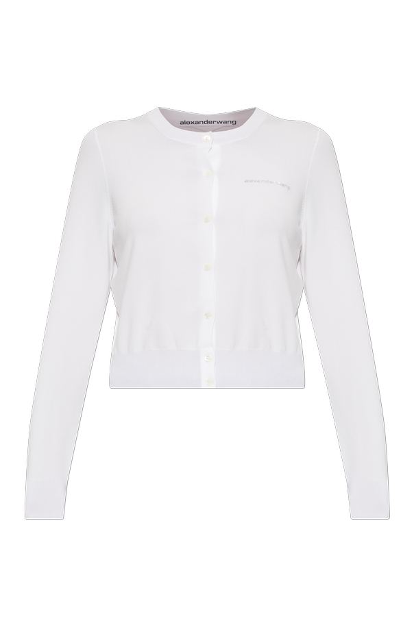 Cardigan with logo od Alexander Wang