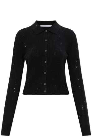 Cardigan with shimmering sequins