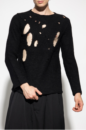 Comme des Garçons Black Wełniany sweter