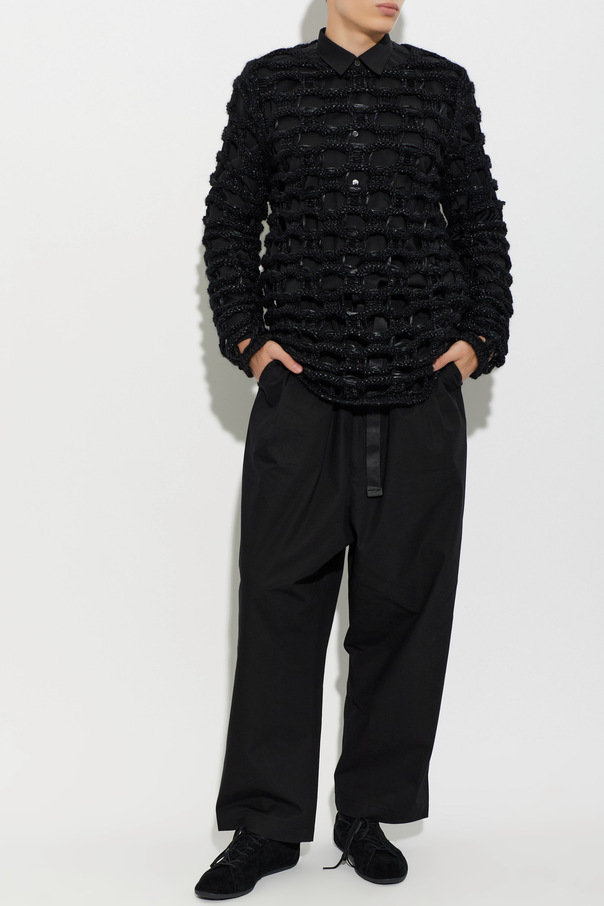 Comme des Garçons Black Jersey con efecto 'vintage'