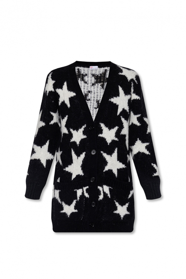 Red valentino Wool Patterned cardigan
