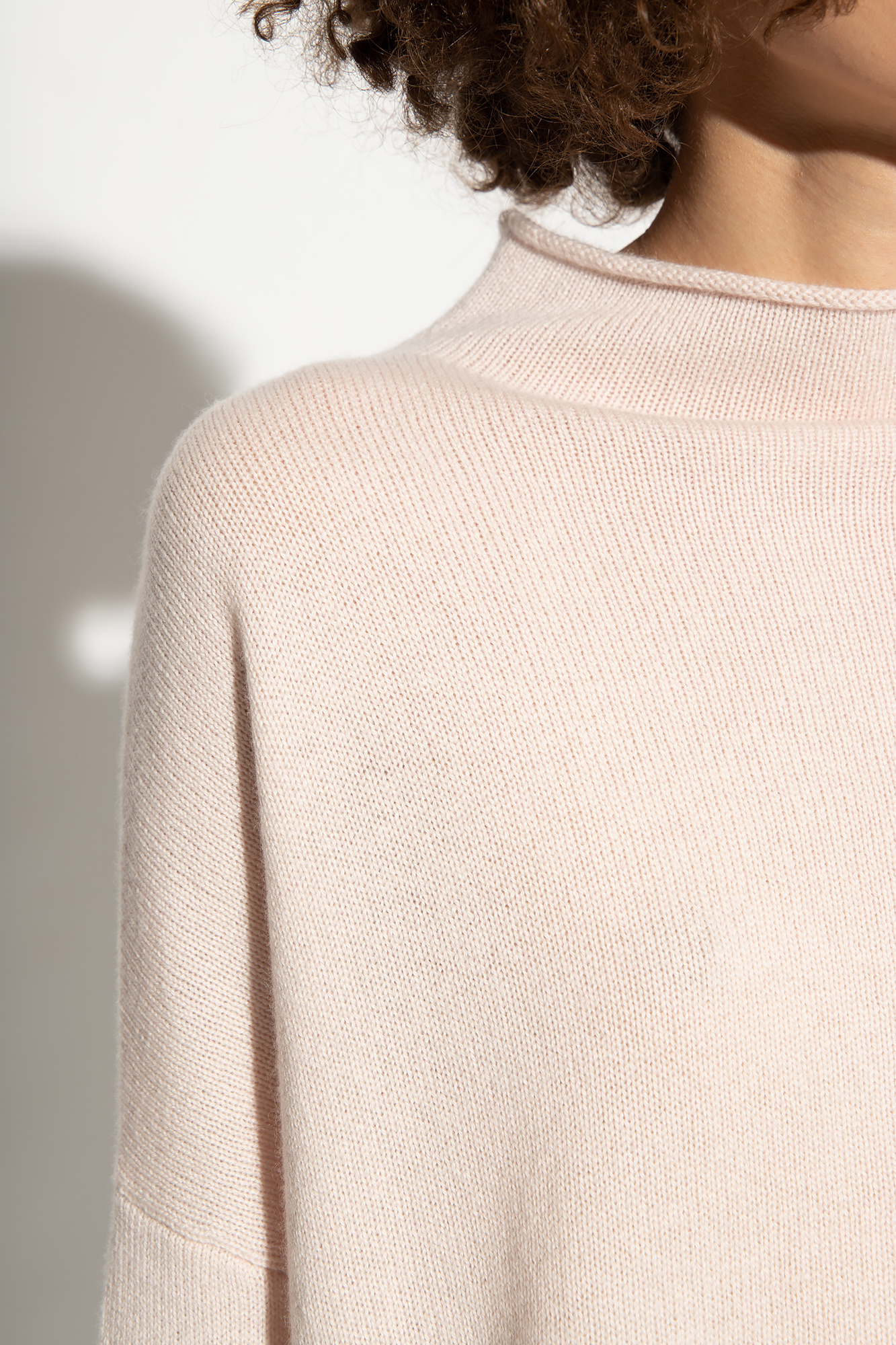 The Sandy Sweater | Mock neck cashmere sweater