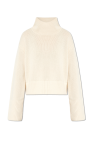 Lisa Yang cream ‘Fleur’ turtleneck sweater