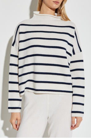 Lisa Yang Sweater with half-turtleneck 'Sandy'