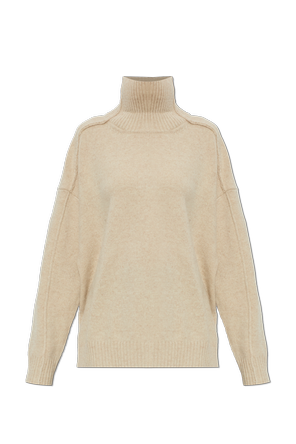 Jersey de cuello alto con parche con logotipo
