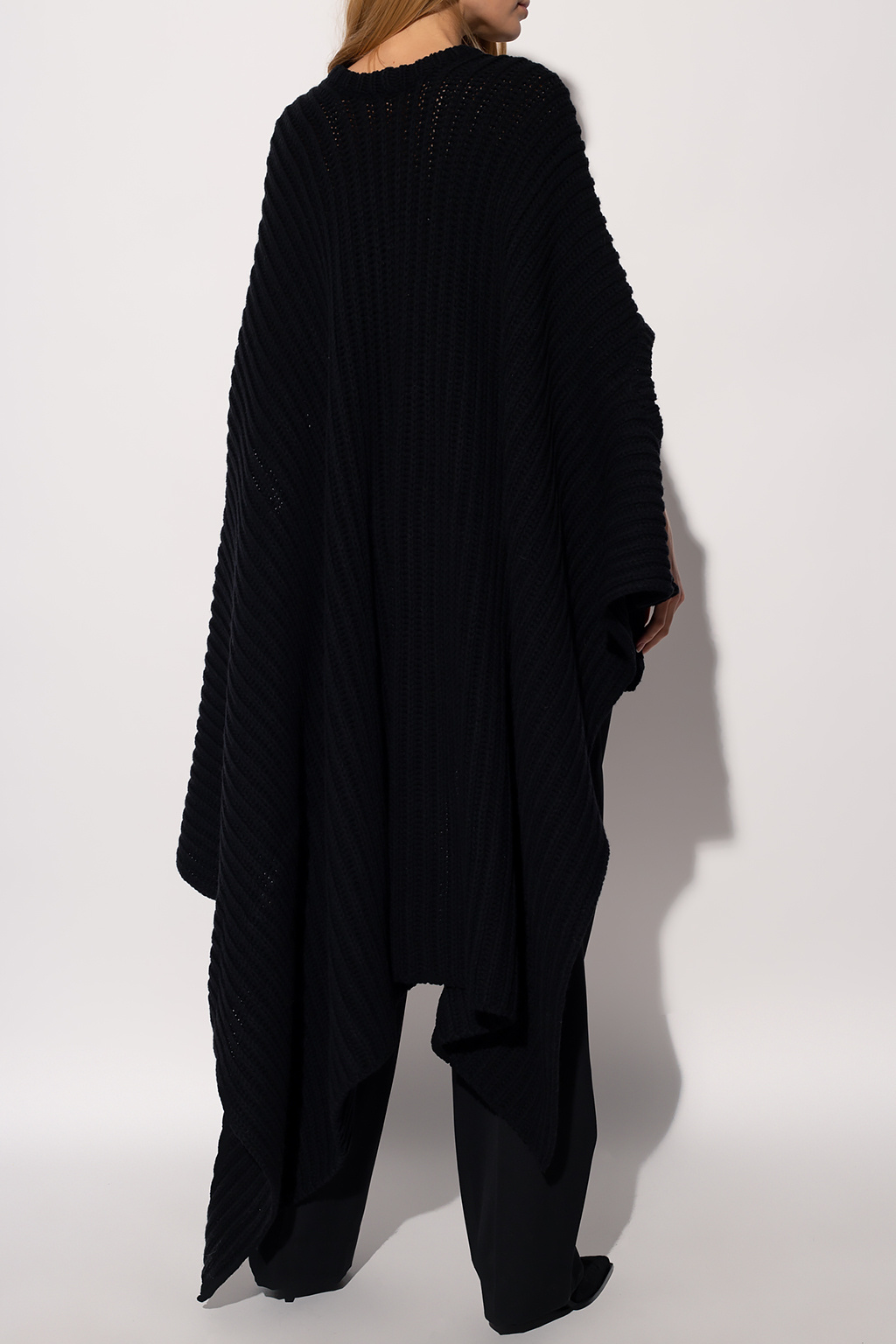 Ann Demeulemeester ‘Kris’ wool poncho