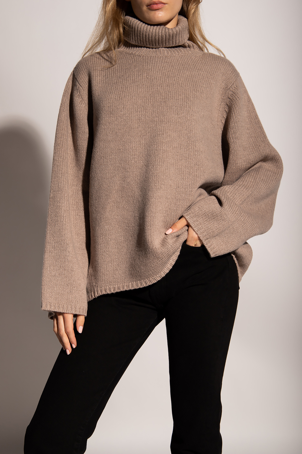 TOTEME Siola Pullover mit Zopfmuster Grau