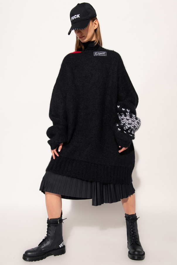 Raf Simons Oversize embroidered sweater