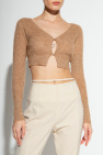 Jacquemus BROWN ‘Alzou’ short cardigan