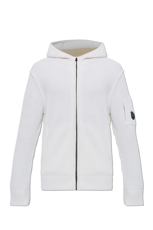 Hooded wool cardigan od C.P. Company