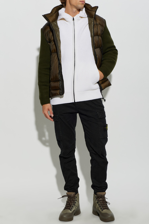 C.P. Company Hooded wool cardigan