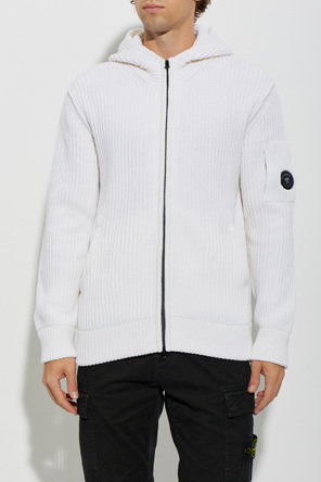 C.P. Company Hooded wool cardigan