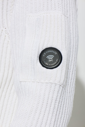 C.P. Company Hooded wool cardigan