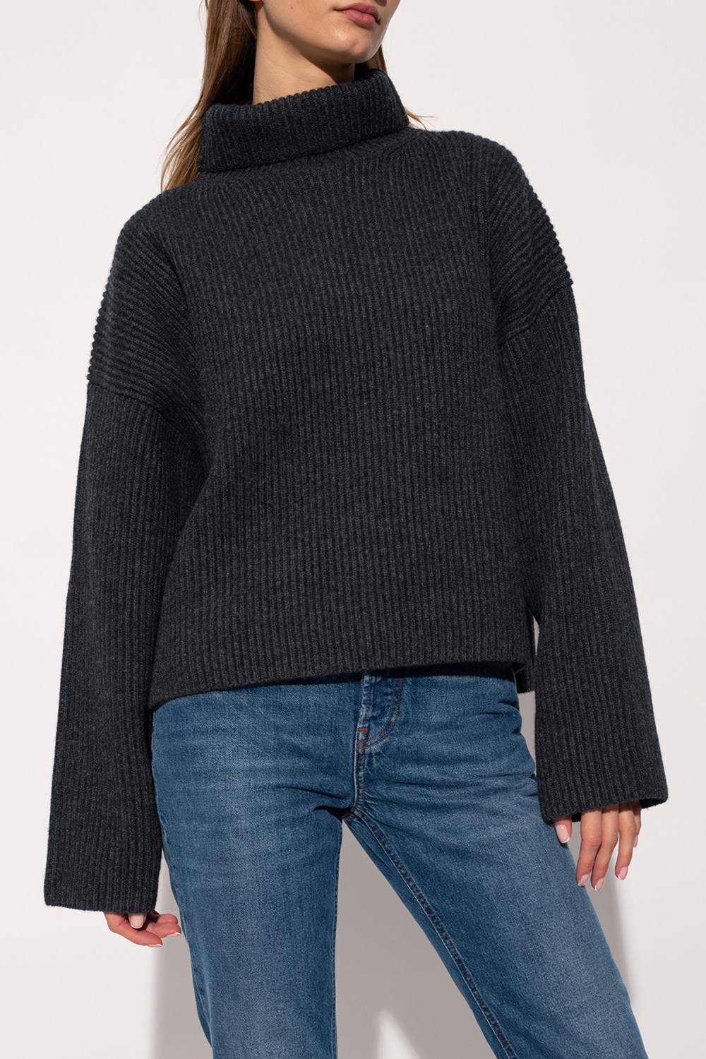 Toteme Ribbed roll neck sweater