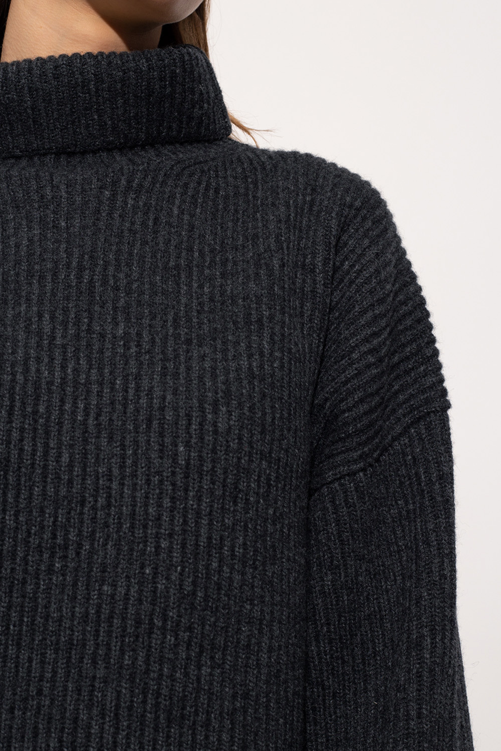 Toteme Ribbed roll neck sweater