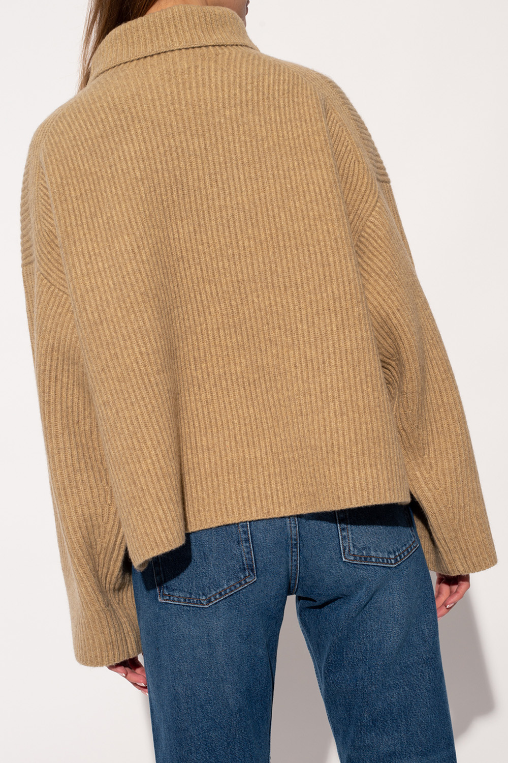Toteme Ribbed roll neck sweater