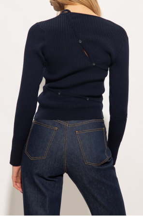 Jacquemus ‘Tordu’ ribbed sweater