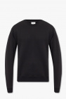 thermal lined crew neck sweater Rot