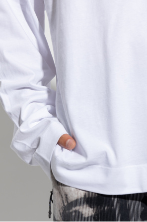 T-shirt Blanc Avec Imprimé Vert VETEMENTS Vetements Network drawstring hoodie Schwarz