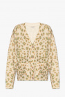 Dries Van Noten cream Cardigan with animal motif