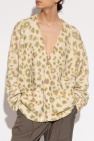Dries Van Noten cream Cardigan with animal motif