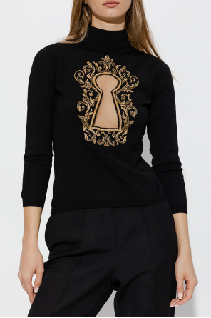 Moschino Wool embroidered sweater