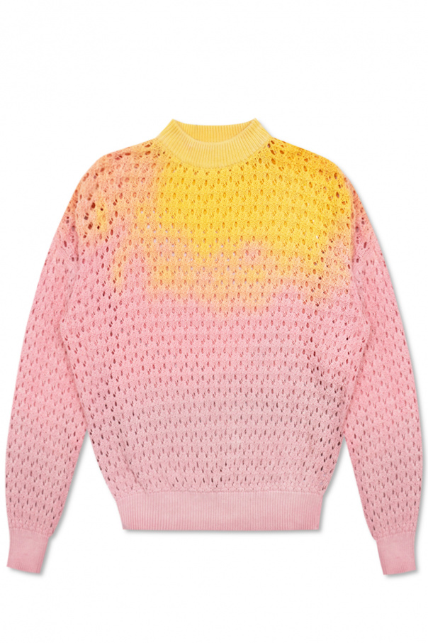 The Attico Crochet Pleat sweater