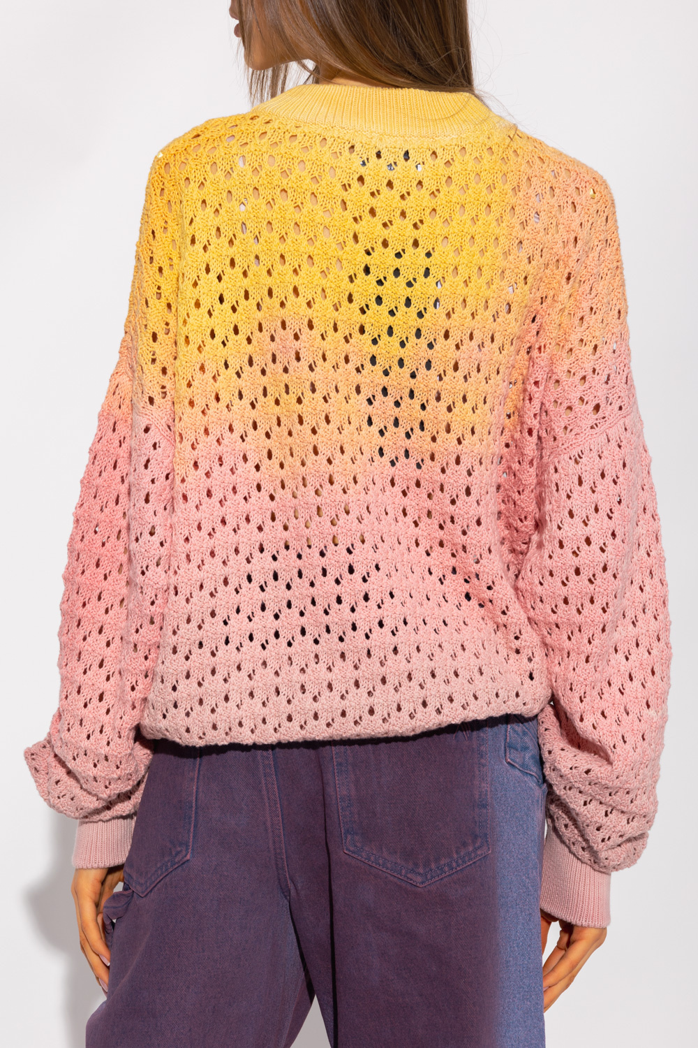 The Attico Crochet sweater
