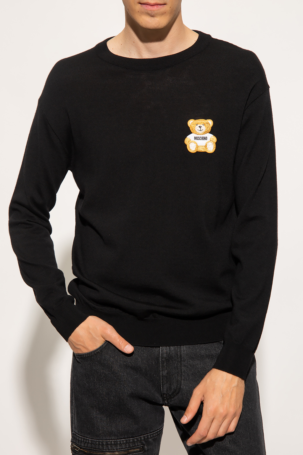 Black Sweater with logo Moschino - Vitkac Canada