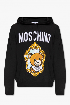 Hoodie with logo od Moschino