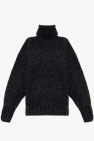 TOTEME GREY Relaxed-fitting turtleneck sweater